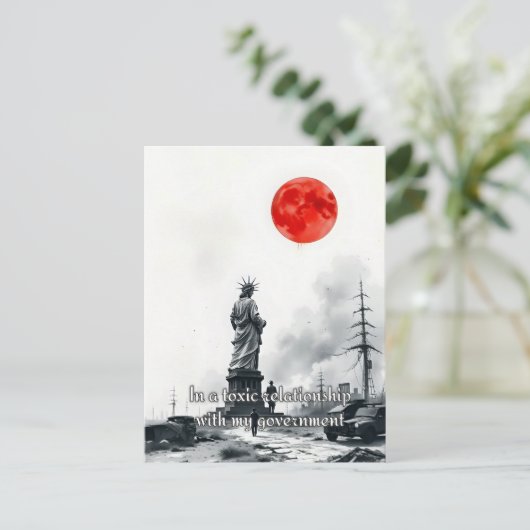 giftig briefkaart (Staand voorkant)