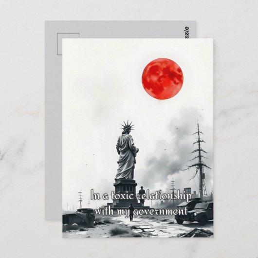 giftig briefkaart (Voorkant / Achterkant)