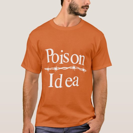 Giftig draad idee grappige jongen t-shirt (Voorkant)
