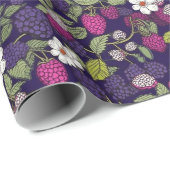 Giftig fruit - Frambozen en bramen Cadeaupapier (Rol Hoek)