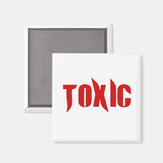 giftig magneet (Voorkant / Achterkant)