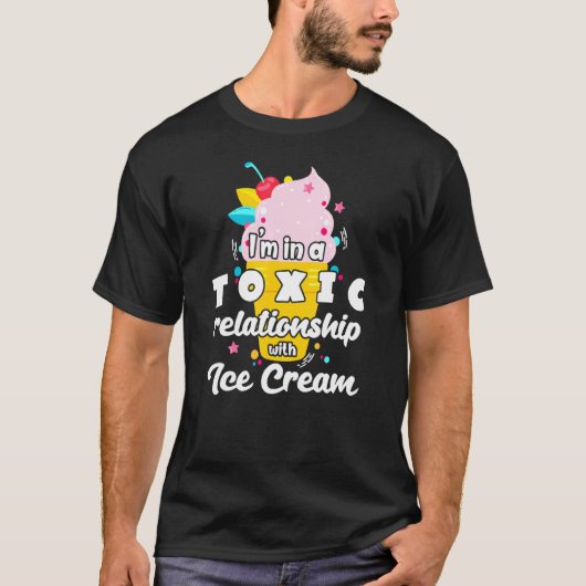 Giftig Relatie met ijsje T-shirt (Voorkant)