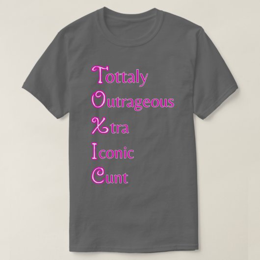 giftig t-shirt (Design voorkant)