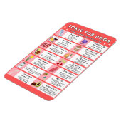 Giftig voedsel voor honden Koelkast Magnet Magneet (Linkerzijde)