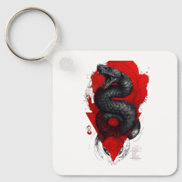 Giftige Adder Trash Polka Sleutelhanger