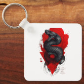 Giftige Adder Trash Polka Sleutelhanger (Voorkant)