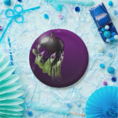 Giftige appel Boze Heks Paarse Halloween-feest  Papieren Bordje (Feest)