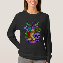 Giftige Appel T-shirt met lange mouwen