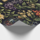 Giftige Bloemblaadjes Cadeaupapier (Hoek)