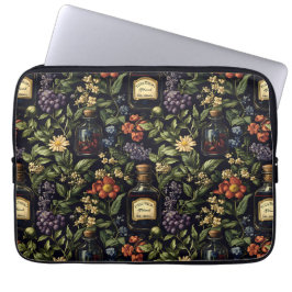 Giftige Bloemblaadjes Laptop Sleeve