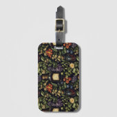 Giftige Bloembladen Bagagelabel (Voorkant (verticaal))