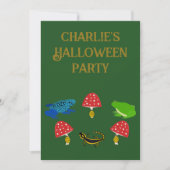 Giftige bos Halloween-uitnodiging Kaart (Voorkant)