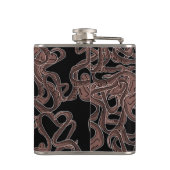 Giftige elegantie heupfles (Achterkant)