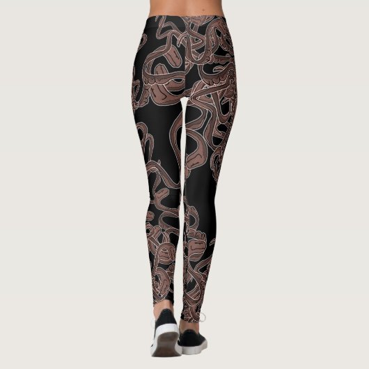 Giftige elegantie leggings (Achterkant)