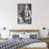 Giftige Gibbons (1648-1721) (litho) Canvas Afdruk (Insitu (Slaapkamer))