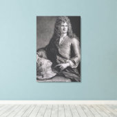 Giftige Gibbons (1648-1721) (litho) Canvas Afdruk (Insitu (Houten vloer))