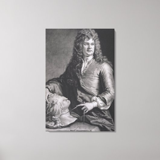 Giftige Gibbons (1648-1721) (litho) Canvas Afdruk (Voorkant)