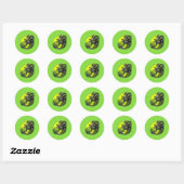 Giftige Groene Duivel Geit Sticker (Vel)