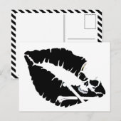 giftige lippen briefkaart (Voorkant / Achterkant)