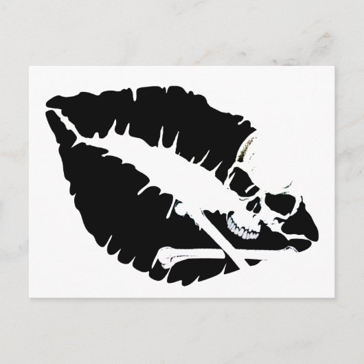 giftige lippen briefkaart (Voorkant)