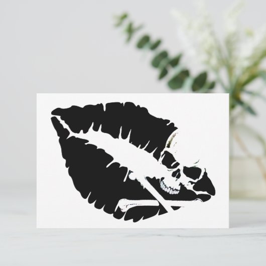 giftige lippen kaart (Staand voorkant)