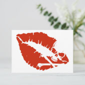 giftige lippen kaart (Staand voorkant)
