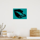 giftige lippen poster (Keuken)