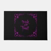 Giftige Paarse Trick or Treat Deurmat (Voorkant)