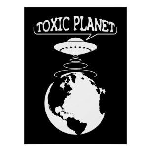 giftige planeet   Milieubescherming Perfect Poster