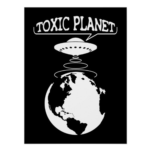 giftige planeet | Milieubescherming Perfect Poster (Voorkant)