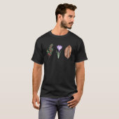 Giftige Planten met Tekstkunst T-shirt (Voorkant volledig)