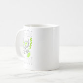 Giftige Schedel Drifter Sticker Koffiemok (Voorkant links)