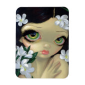 Giftige schoonheden II: witte oleander flex magnee Magneet (Verticaal)