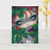 "Giftige Schoonheden IV: Wenskaart van het Kaart (Gele Bloem)