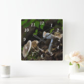 Giftige schoonheid wandklok (Huis)