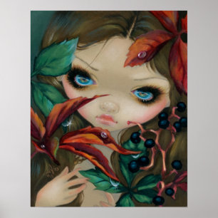 Giftige schoonheid X:  Virginia Creeper ART PRINT