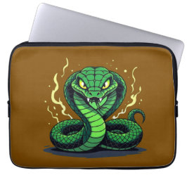 Giftige Slang – Gevaar en Precisie Laptop Sleeve