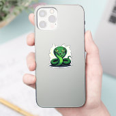 Giftige Slang – Gevaar en Precisie Sticker (Telefoon)