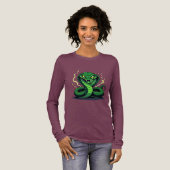 Giftige Slang – Gevaar en Precisie Tri-Blend Shirt (Voorkant)