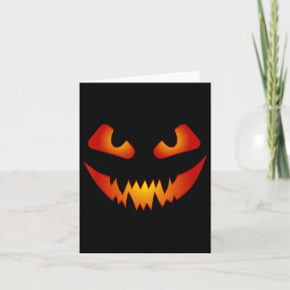 Giftige slang Jack-o-lantern - Vreedzame pompoen Kaart