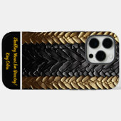 giftige slangenhuid Case-Mate iPhone case (Achterkant (horizontaal))