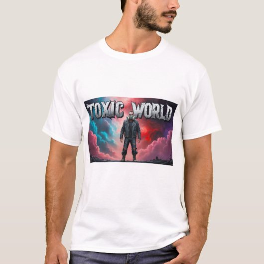 giftige wereld t-shirt (Voorkant)