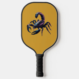 Giftige zwarte schorpioen pickleball paddle