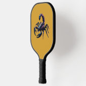 Giftige zwarte schorpioen pickleball paddle (Links)