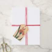 GIFTLABEL JAPANSE IRIS AFDRUK CADEAULABEL (Met Touw)
