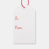 GIFTLABEL KONIJN EN KERSTBOOM CADEAULABEL (Achterkant)