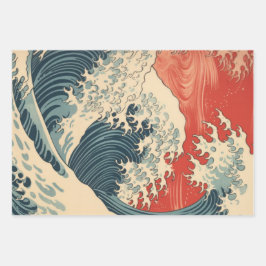 GIFTPAPIER JAPANSE KUNST INPAKPAPIER VEL