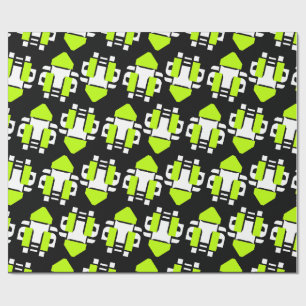 Giftpapier met toxische neonprint cadeaupapier