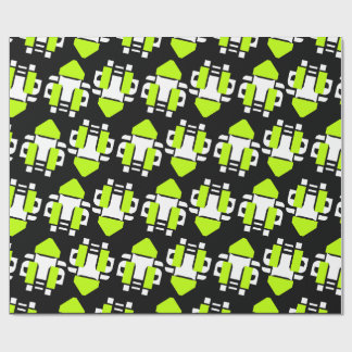 Giftpapier met toxische neonprint cadeaupapier