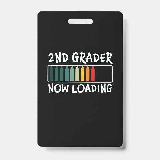 Gifts 2e leraar | 2e klasse Nu laden Badge (Voorzijde)